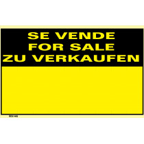 Sinal é vendido / para venda / zu verkaufen