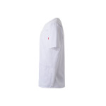 Jacket sanitária com botões automáticos e gola em V VELILLA Série 535201