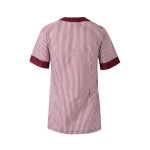 Semi-fitted striped short-sleeve jacket with contrasting details VELILLA Series 579