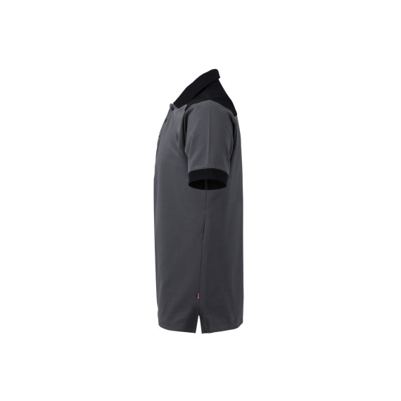 Polo bicolore à manches courtes en toile stretch VELILLA