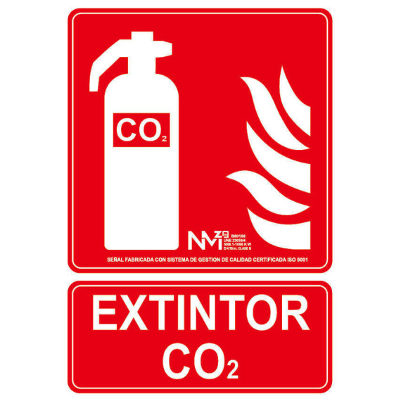 Lumineszenz CO2 löscht Zeichen