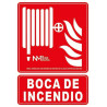 Sinal de extinção de boca de incêndio (BIE) luminiscente SEKURECO