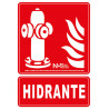Luminescent hydrant sign 210 x 300 mm SEKURECO