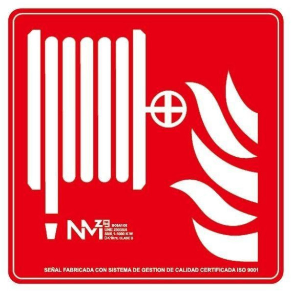 Señal Boca de Incendios (Sin Texto) Luminiscente