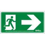 Signal Start Right Door (Single Pictogram) Luminescent