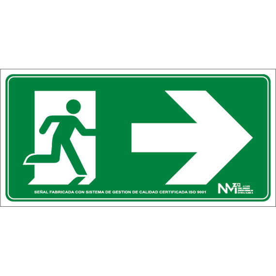 Signal Start Right Door (Single Pictogram) Luminescent