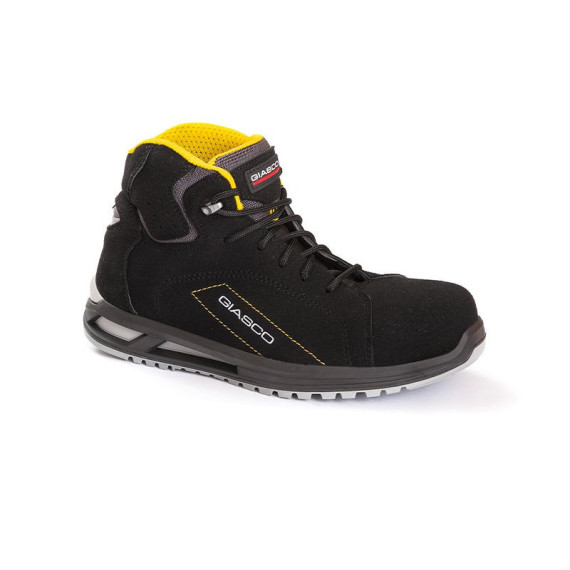 Botte de sécurité haute avec tissu réfléchissant BORNEO S3 3HYBRID GIASCO