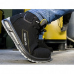Scarpa di sicurezza alta con tessuto riflettente BORNEO S3 3HYBRID GIASCO