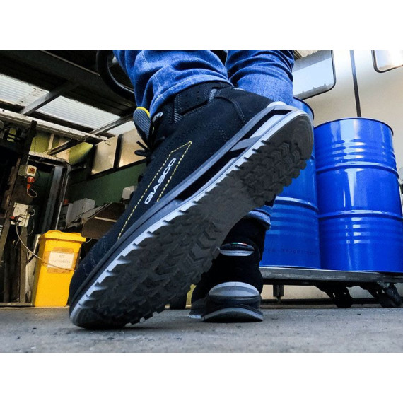 Scarpa di sicurezza alta con tessuto riflettente BORNEO S3 3HYBRID GIASCO