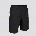 Bermuda Unisex Multibolsillos Elástica Arce Combinada