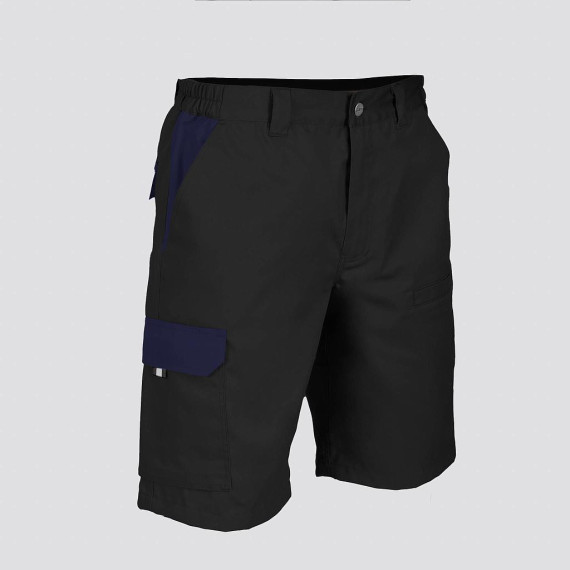 Bermuda Unisex Multibolsillos Elástica Arce Combinada