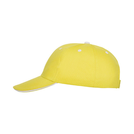6-panel cap with contrasting sandwich PANEL ROLY