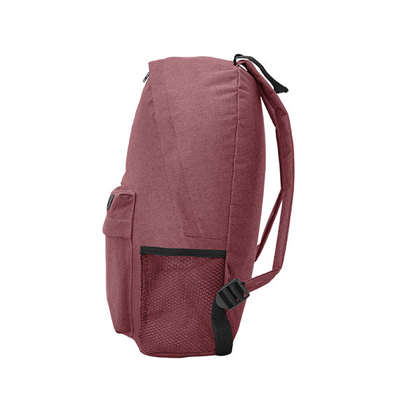 Basic backpack in marled fabric 14 L with double reinforced handle TEROS ROLY