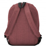Basic backpack in marled fabric 14 L with double reinforced handle TEROS ROLY