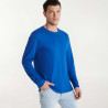 Long-sleeved T-shirt in tubular fabric with shoulder and collar seam covers EXTREME ROLY
