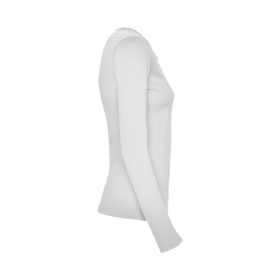 Semi-fitted t-shirt with a collar finished with piping, without cuffs EXTREME WOMAN ROLY
