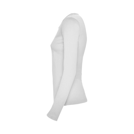 Semi-fitted t-shirt with a collar finished with piping, without cuffs EXTREME WOMAN ROLY
