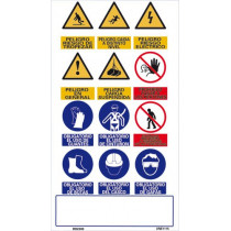 Señal Cartel Múltiple Con Tintas UV 500 x 900 mm