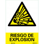 Signal risque d'explosion avec des encres UV