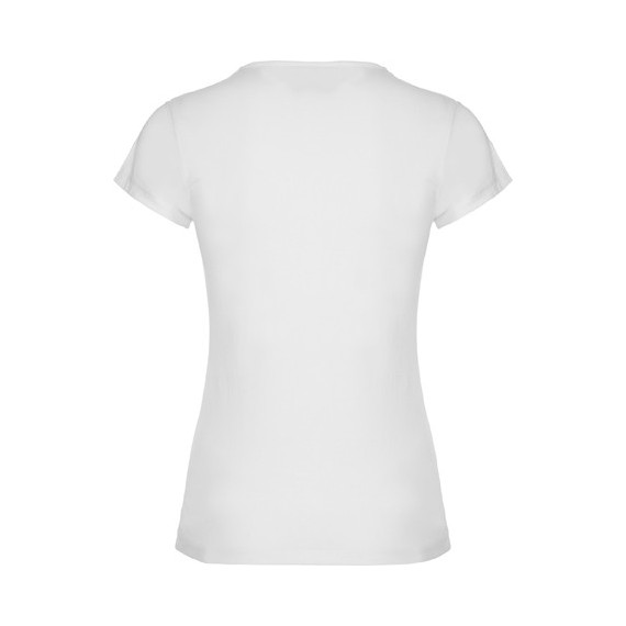 Damen T-Shirt mit kurzen Ärmeln und feinem, geripptem Kragen BALI ROLY