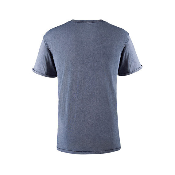 Camiseta de manga curta com efeito jeans e gola 1x1 HUSKY ROLY