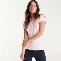 Short-sleeved women's pole with reinforced cobblestones inside Star Woman Roly. Ref: PO6634