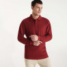 Long-sleeved polo shirt with ribbed collar and cuffs with elastic cuffs STAR L/S ROLY