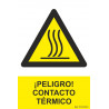 Sinal de !Perigo! Contato Térmico (tintas UV) SEKURECO