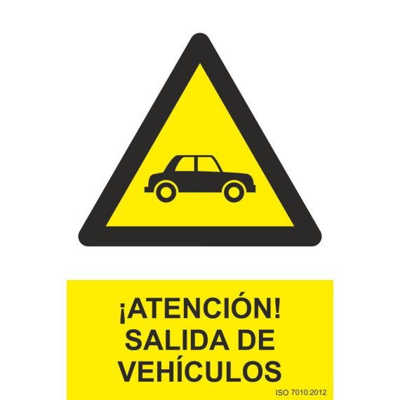 Attenzione del segnale! Uscita del veicolo con inchiostri UV