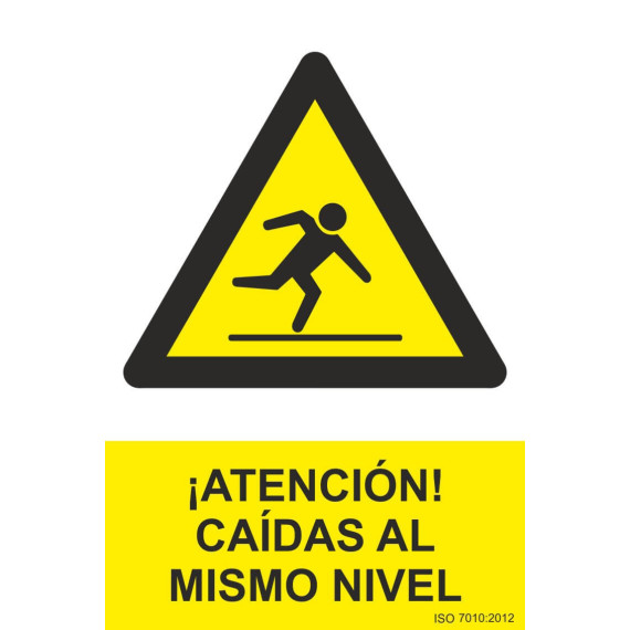 Sinal atenção! Cai no mesmo nível com tintas UV