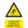 Signal Attention! Falls at the Same Level (UV inks) SEKURECO