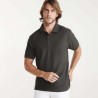 Short-sleeved polo shirt with 1x1 Pegaso premium ribbed collar and sleeve trim ROLY