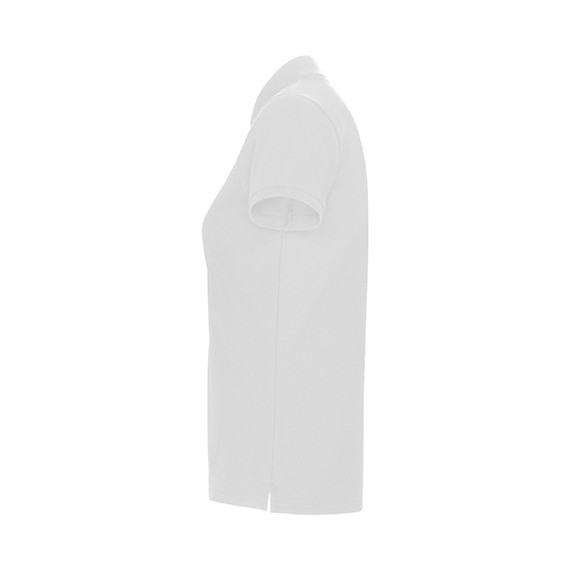 Polo de manga curta ajustado para mulher com aberturas laterais Pegaso Woman premium ROLY