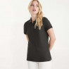 Polo de manga corta entallado para mujer con aberturas laterales Pegaso Woman premium ROLY