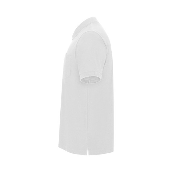 Polo de manga corta con bolsillo en pecho izquierdo tejido anti-pelling Centauro premium ROLY