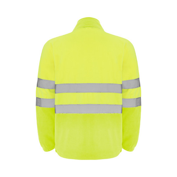 High visibility anti-pilling fleece jacket with chin guard ALTAIR ROLY