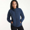 Sporty women's fleece jacket with left pocket and central zipper LUCIANE WOMAN ROLY