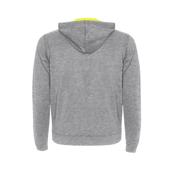 Chaqueta de felpa no perchada con detalles flúor antipilling FUJI ROLY