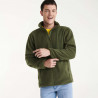 Fleece jacket with lined high collar with injected zipper ARTIC ROLY