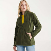 Veste polaire pour femmes avec un col roulé bordé de femme à fermeture d'artase injectée Roly. Réf: CQ6413