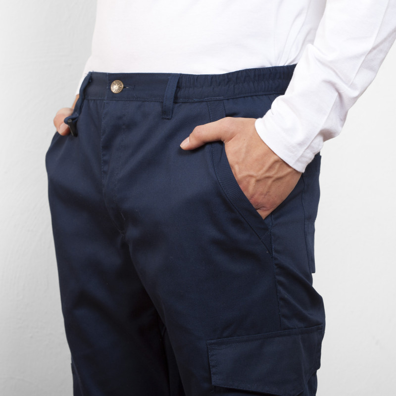 Pantalón industrial recto con bolsillos para herramientas, sin pinzas PROTECT ROLY