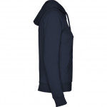 Felpa casual da donna con cappuccio foderato e zip metallica VELETA ROLY