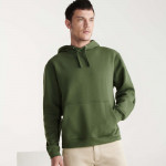 Zweifarbige Hoodie Dual gewebtes Elasthan 1x1 an Manschetten und städtischen Roly-Taille. REF: SU1067