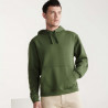 Two-tone hoodie with double elastane fabric 1x1 on cuffs and waist URBAN ROLY