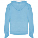 Sudadera entallada de corte femenino con capucha bicolor de doble tejido URBAN WOMAN ROLY