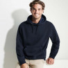 Casual sports sweatshirt with hood, kangaroo pocket and adjustable drawstring ROLY HOOD