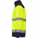 Hochsichtbare Parka in zwei Farben mit reflektierenden Streifen am Körper und an den Ärmeln EPSYLON ROLY