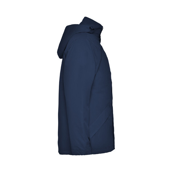 High-neck parka with injected zipper, folded hood, and pockets EUROPA ROLY.