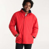 High collar parka with injected zipper with folded hood and pockets EUROPA ROLY