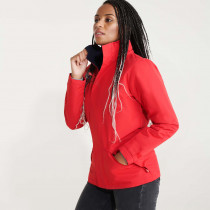 Parka da mulher com zíper injetado e raquete da mulher da Europa do pescoço alto. Ref: pk5078